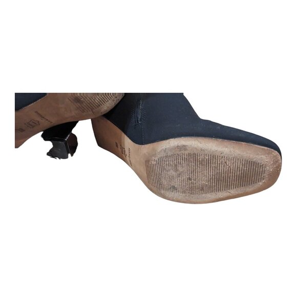 Donald J Pliner Womens Black High Heel Shoe Wedge Size‎ 10 - Picture 3 of 16